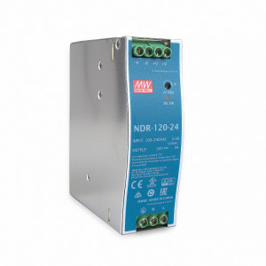 Hutschienen-Netzteil (DIN-Rail) NDR-120-24 SNT DIN-Schiene 24V/0-5A/ 1