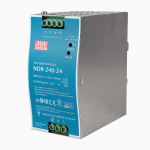 Hutschienen-Netzteil (DIN-Rail) NDR-240-24 SNT DIN-Schiene 24V/DC/0-10
