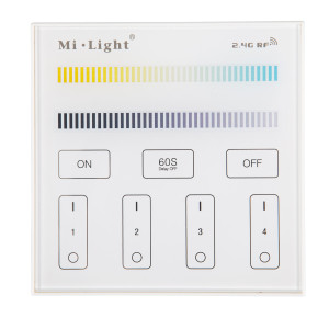 MiBoxer 2,4G 4 Zone TOUCH Wand Controller B2 CCT / TunableWhite