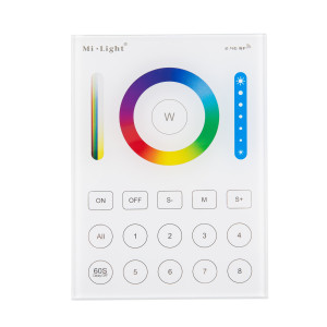 MiBoxer 2,4G 8 Zone TOUCH Wand Controller B8 RGB+CCT
