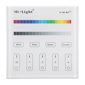 MiBoxer 2,4G 230V 4 Zone TOUCH Wand Controller T3 RGBW