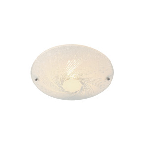 Deckenleuchte SNOW 10.440.25.01 Ø25CM 1 flammig, E27 Metall + Glas
