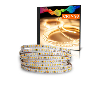 LED Strips SCHMALE Pro 5mm breit Warmweiß (3000K) 18W 3 Meter 24V IP2