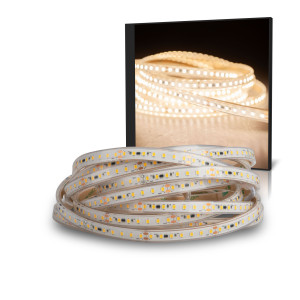 LED Strips SAUNA Warmweiß (3000K) 48W 5 Meter 24V IP67