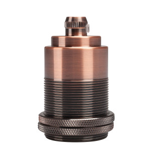 Lampenfassung E27 vintage Edison Lampensockel Rotbronze EC1615