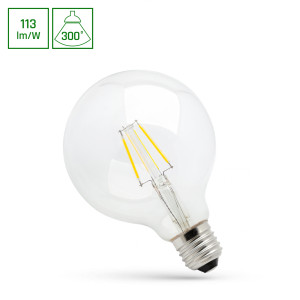LED E27 4W 230V AC Warmweiß FILAMENT COG 450 Lumen 300°