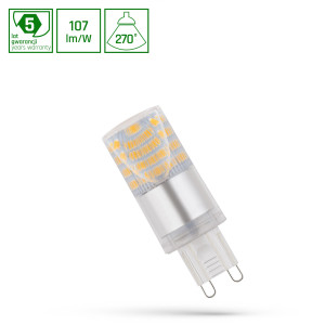 LED G9 4W 230V AC Warmweiß G4 G9 430 Lumen 270°