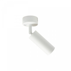 Deckenspot GU11/MR11 35mm mit Schalter 230V IP20 36x95x165mm weiß MAD