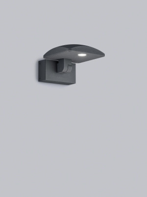 Helestra LUR Wandleuchte IP54 graphit 8-5018.93