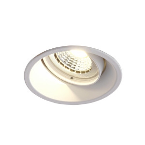 Einbaurahmen Mattes Weiß blendfrei schwenkbar 827W Ø75 mm für GU10/
