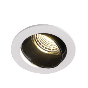Einbaurahmen Mattes Weiß blendfrei schwenkbar 677W Ø68 mm für GU10