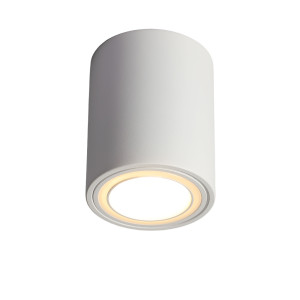 LED Aufbaustrahler Genius 6041 rund weiß – GU10, 230V, Metall