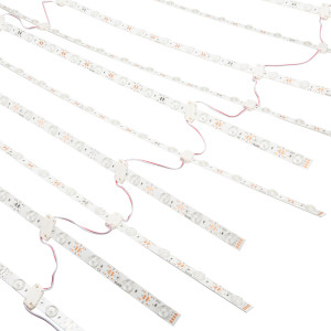 10er LED 12,8W Leisten für Leuchtkasten 13W 24V DC Kaltweiß D170 154