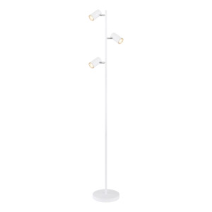 Stehleuchte Luvio Modern Weiß – 3x GU10 Strahler, Flexibel Einstell