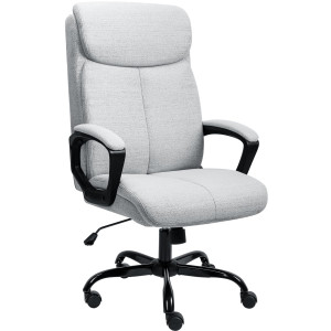 Ergonomischer grauer Bürostuhl – Komfort bis 140 kg tragen
