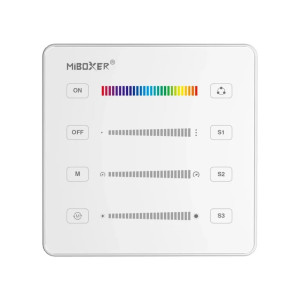 Miboxer B6 in weißer Bedieneinheit
