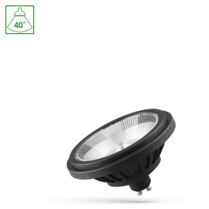 LED AR111 GU10 230V 14W BASIC 2 SMD 40DEG NW BLACK