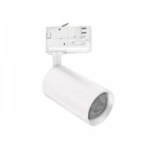 LED 3-Phasen Strahler MADARA ALTRO GU10, Weiß, Schienenstrahler für