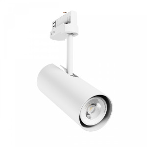 LED 3-Phasen Strahler MADARA LIBRA GU10, Weiß, Stromschienenleuchte f