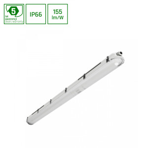 Feuchtraumleuchten, Wannenleuchten 120CM 40W Neutralweiß 230V 120DEG