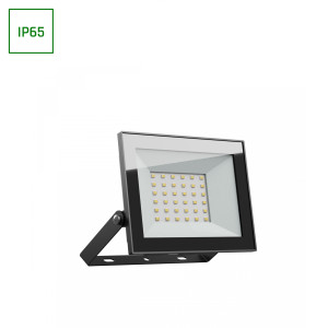 LED Fluter 30W Kaltweiß NOCTIS LUX 4 Schwarz IP65 230V