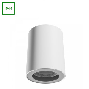 Aufbaustrahler GU10 IP44 230V 70X90MM Weiß ROUND