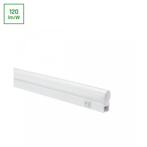 LED Unterbauleuchte küche flach T5 60CM 7W Warmweiß 230V 120deg IP20