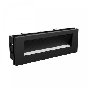 LED Wandeinbauleuchte außen ASYMMETRIC 6W CCT 230V IP54 Schwarz