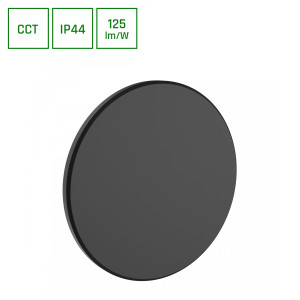 LED-Wandleuchte PIATTA 12W 180mm CCT Außenleuchte 230V IP44 Schwarz R