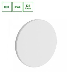 LED-Wandleuchte PIATTA 12W 180mm CCT Außenleuchte 230V IP44 Weiß ROU