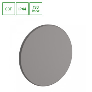 LED-Wandleuchte PIATTA 18W 250mm CCT Außenleuchte 230V IP44 Grau ROUN