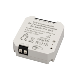 CONNEX SR-DA2833PN-DA2 NFC programmierbarer 4-Kanal DALI-2 Tasterkoppl