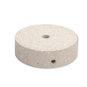 Baldachin 1-flammig Lampen-Baldachin aus Terrazzo Beton Ø 100 H:30 mm
