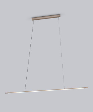 Helestra LEDA Pendelleuchte titangrau eleoxiert