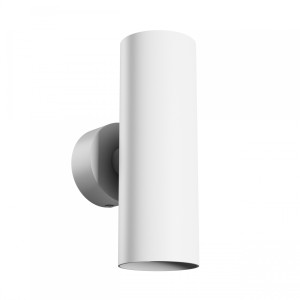 SQUALLA VARIOSA TUBO Wandleuchte, 2xGU10, 230V, IP20, 55x160x90mm, Wei