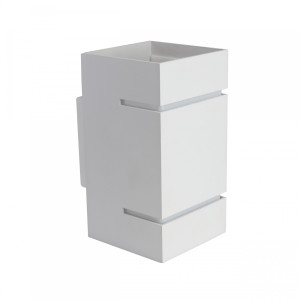 SQUALLA LUMO G9 Wandleuchte 80x150mm, IP20, Weiß, Aluminium, Quadrati