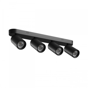 MADARA ALTRO Deckenleuchte 4xGU10 schwarz Aluminium IP20 480x70x135mm