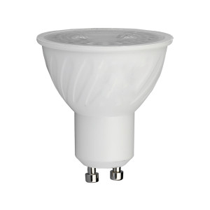 VT-227D 6W GU10 RIPPLE PLASTIC SPOTLIGHT CREE CHIP 3000K 38'D DIMMABLE