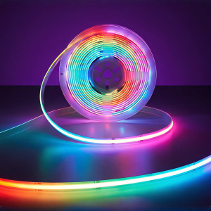 COB LED Strip RGB 5m 24V IP20 | Homogene Lichtlinie | 630 LEDs/m | Dim