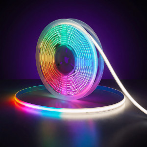 COB LED Streifen RGB+NW (4000K) 80W 5m 24V IP20 CRI 92 – Homogene Li