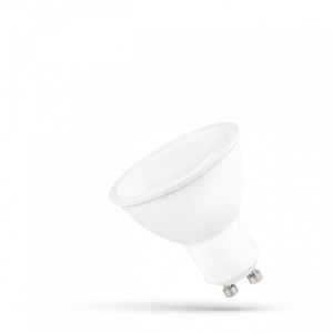 LED GU10 230V 9W SMD CW WITH MILKY CAP