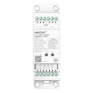 MiBoxer TZ5 5-in-1 LED Din Rail Controller Zigbee 3.0 + 2.4G RF | DC 1