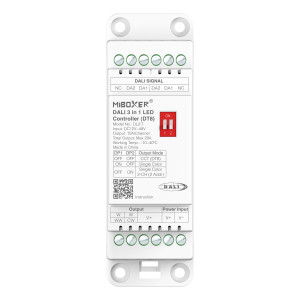MiBoxer DL2-T Din Rail DALI LED-Steuerung 3-in-1 DT8 | DC 12–48V | 1