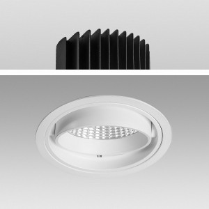 LED Einbaustrahler Genius Dali dimmbar 40W 940 Neutralweiß S6071 Ø 1