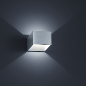 Helestra MIKO Wandleuchte aluminium poliert - mattweiß 18/1425.25