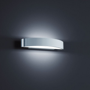 Helestra YONA Wandleuchte aluminium poliert - mattweiß 28/1427.25