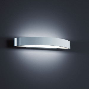 Helestra YONA Wandleuchte aluminium poliert - mattweiß 38/1427.25