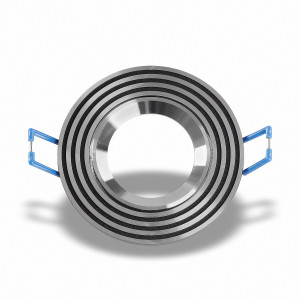 Deckeneinbaurahmen schwenkbar schwarze Ringe rund 6342 Ø 73mm