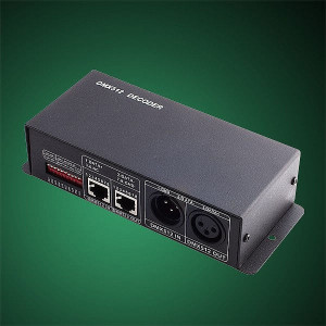 LED DMX 512 Decoder bis 3x4A 12V/24V für LED RGB