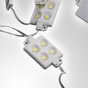 20x LED Module 4xPower SMD LEDs weiß Wasserdicht 12V